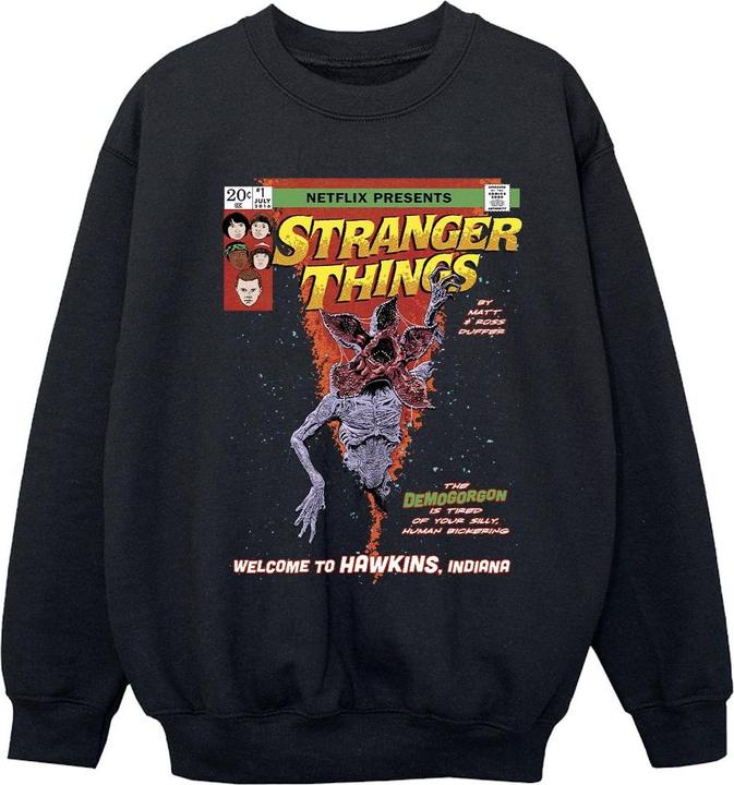 Produktbild Netflix Stranger Things Comic Cover Sweatshirt Mädchen (152, 158)