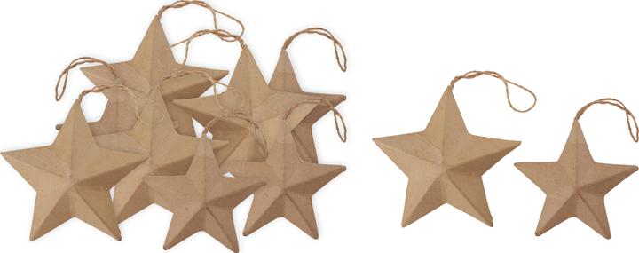 Actual product image VBS Cardboard star pendant, set of 10