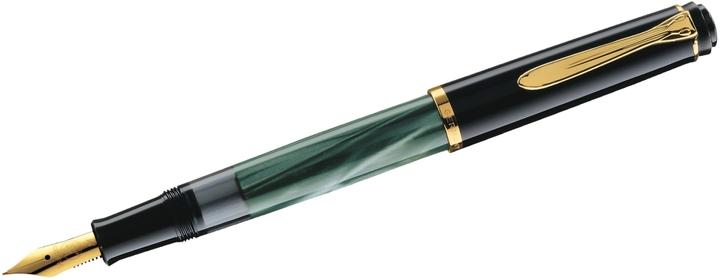 Image du produit Pelikan Stylo plume (Noir, Or, Vert, Couleur du marbre, 1 x)