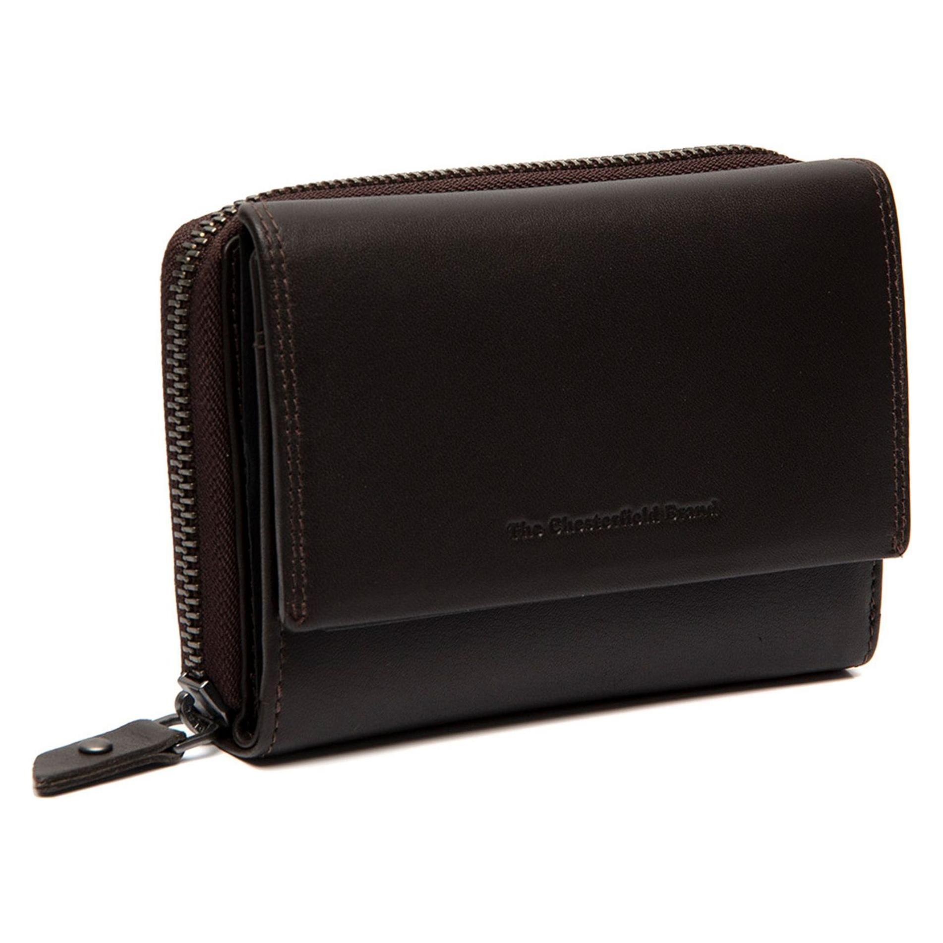 The Chesterfield Brand, Damen, Portemonnaie, Aldra Geldbörse Leder 12 Cm, Braun