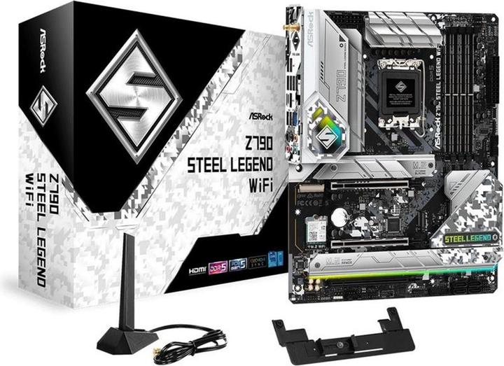 Produktbild AsRock Z790 Steel Legend WiFi (LGA 1700, Intel Z790, ATX)