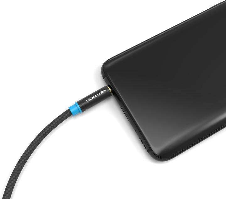 Immagine prodotto Vention Prolunga audio intrecciata da 3,5 mm da 1 m VAB-B06-B100-M Nero (1 m)