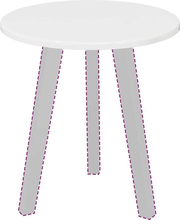 Image du produit vidaXL Runde Tischplatte (40 x 40 cm)