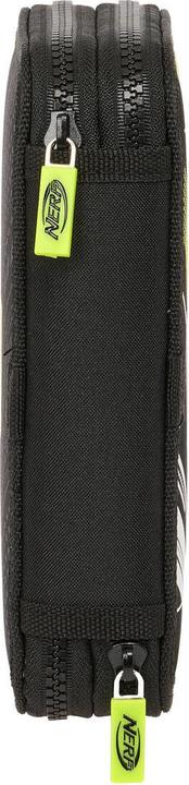 Produktbild Nerf Doppel-Federtasche Get Ready Schwarz 12.5 X 19.5 X 4 Cm (28 Stücke)