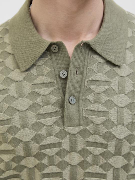 Produktbild Jack & Jones Jprkalvin Knit Polo Ss Styd Ss25 (XXL)