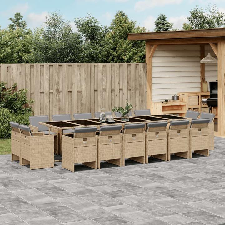 Produktbild vidaXL Garten Essgruppe (330 x 106 x 73 cm)
