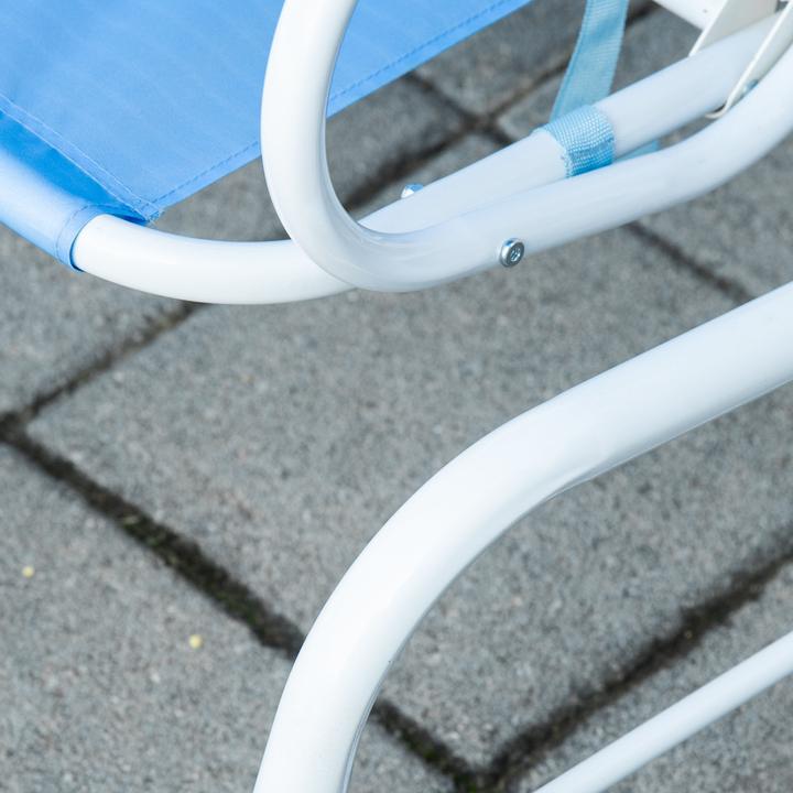 Actual product image Outsunny Children's Hollywood swing with the angle-adjustable canopy (Child armchair)