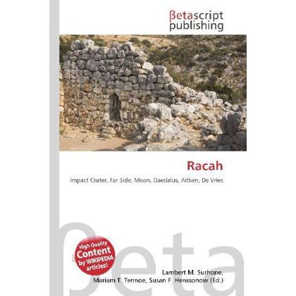 Racah, Fachbücher von Lambert M. Surhone, Miriam T. Timpledon, Susan F. Marseken