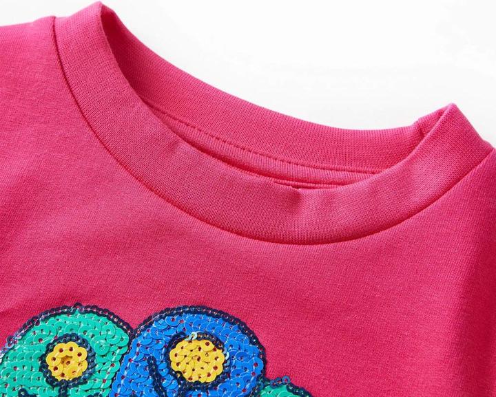 Immagine prodotto VidaXL Felpa da bambino rosa brillante 140,Materiale: 95 % cotone. 5 (140)