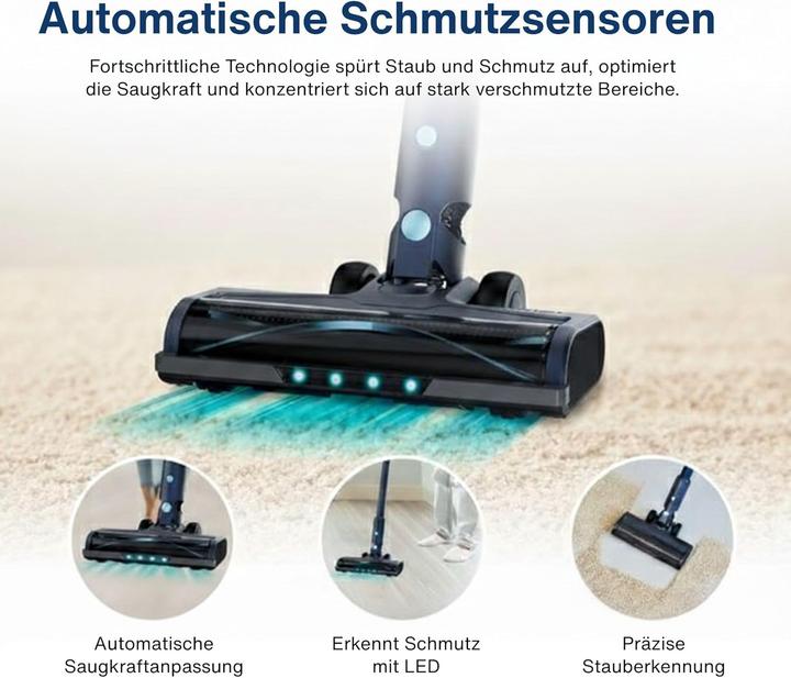 Produktbild Samako Kabelloser Akku-Stielstaubsauger 200W 22 kPa