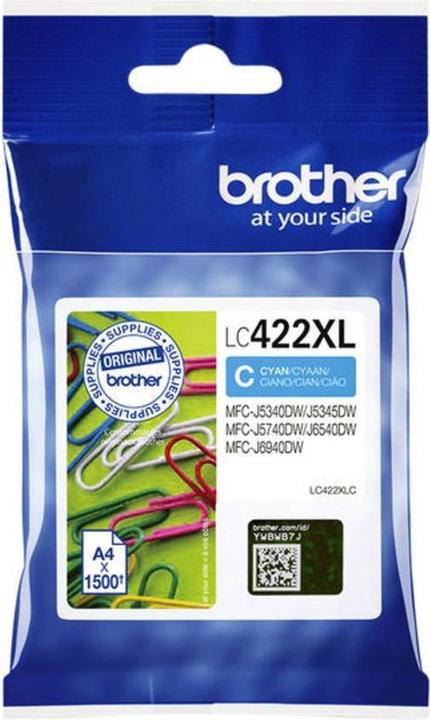 Productafbeelding Brother LC422XLC HY inktcartridge voor BH19M/B Compatibel met MFC-J5340DW MFC-J5740DW MFC-J6540DW MF (C)