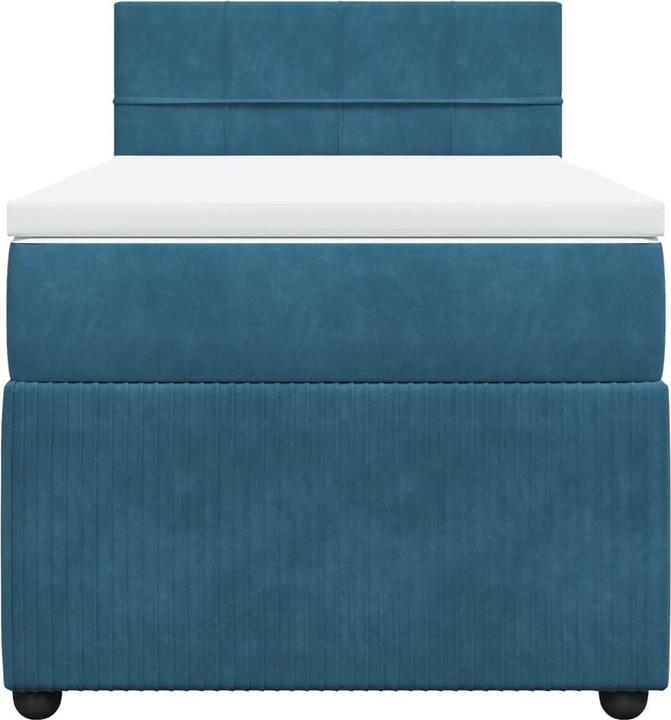 Produktbild VidaXL Bo x springbett mit Matratze 120 x 200 cm Samt (120 x 200 cm, 120 x 200 cm)