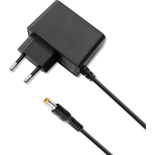 Qoltec Zasilacz wtyczkowy 9W 9V 1A 5,5*2,5, Alimentatore per notebook, Nero