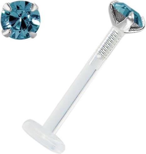 Turquoise, Silver, Transparent