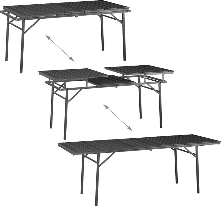 Produktbild Relaxdays Gartentisch (166 x 78 x 76 cm)