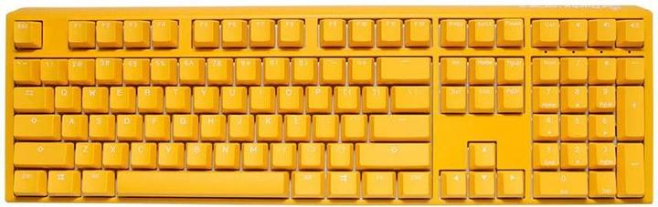Produktbild Ducky One 3 Yellow Gaming Tastatur, RGB LED - MX-Blue (US) (US, Kabelgebunden)