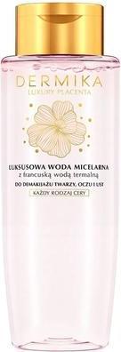 Actual product image Dermika Luxury Placenta Luxury Micellar Water For Face Make-Up Removal. Eyes And Lips French Thermal (Make-up remover, 400 ml)