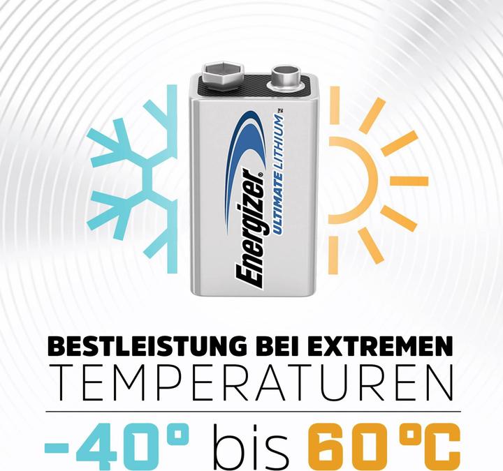 Produktbild Energizer Ultimate Lithium (10 Stk., 9V Block)