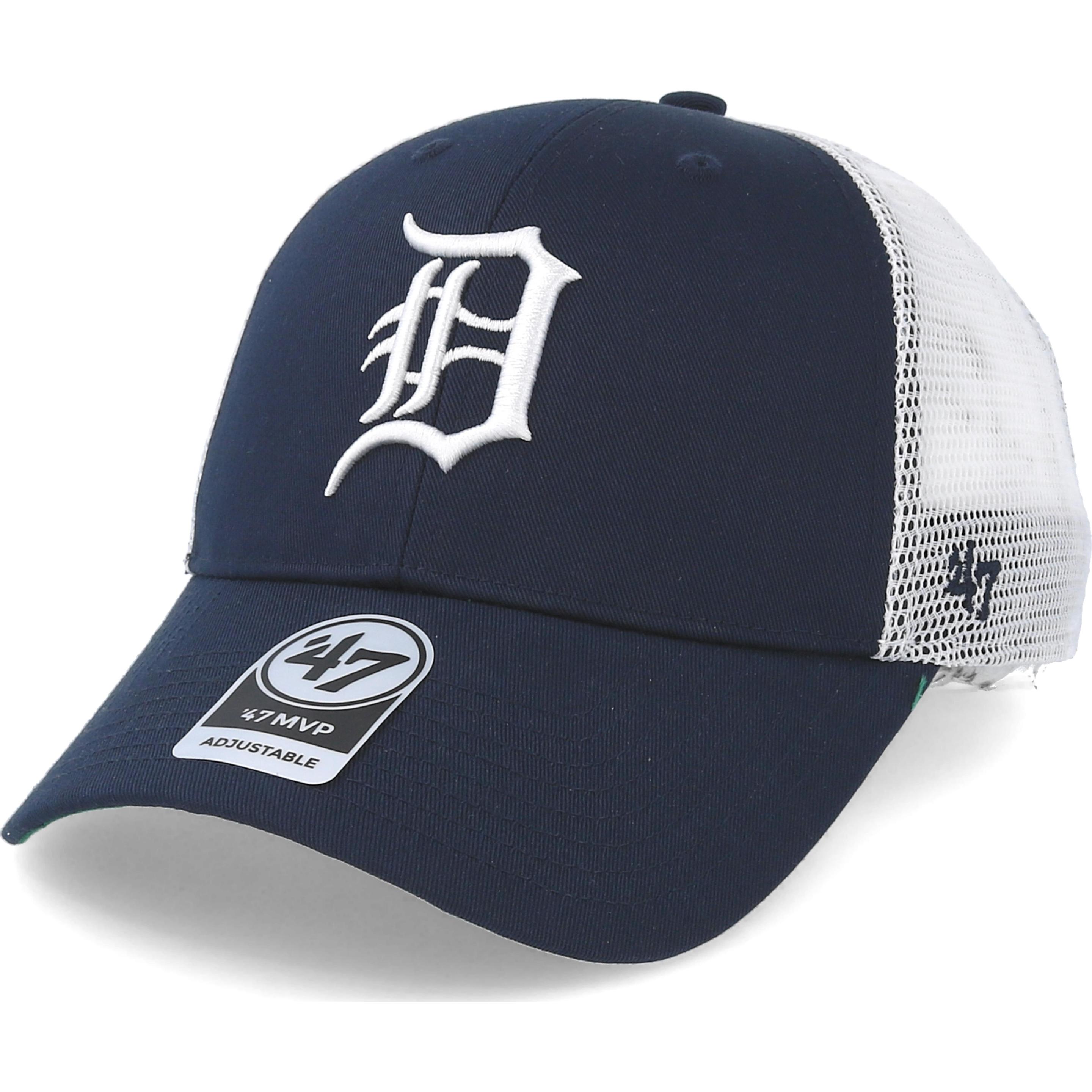 47 Brand, Unisex, Cap, MLB Detroit Tigers Branson MVP, Blau, Weiss, (One Size)