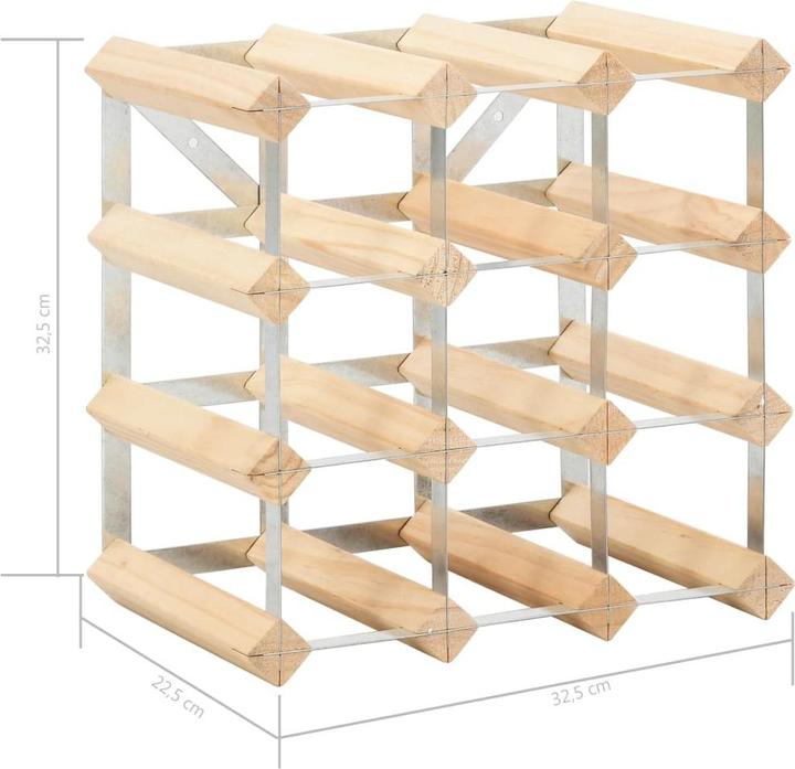 Immagine prodotto vidaXL Dorkas (32,5 x 22,5 x 32,5 cm, 12 Fl.)