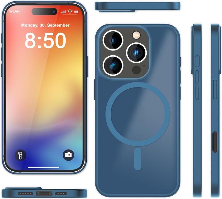 Produktbild Nalia Matte Hybrid Hülle mit MagSafe Funktion (Apple iPhone 16 Pro Max)