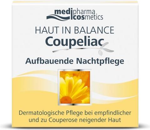 Immagine prodotto Medipharma Skin in Balance Coupeliac Trattamento Notte Ricostruttivo, 50 ml Crema (50 ml, Crema notte)