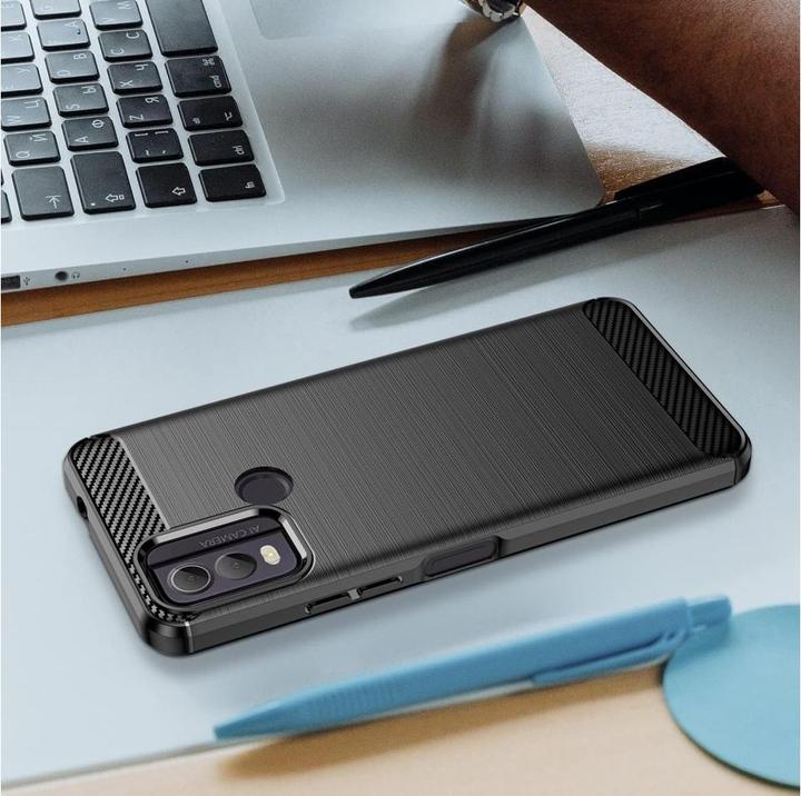 Produktbild Screenguard Nokia C22 Hülle Carbon Brushed Soft TPU (Nokia C22)