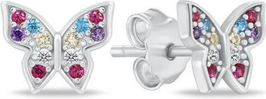 Immagine prodotto Brilio Silver - Silver earrings with colored zircons EA1045WRBW