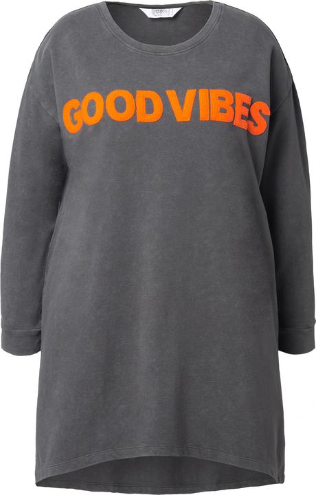 Produktbild Angel of Style Sweatshirt, Loose Fit, Schriftzug, Acid Wash (42)