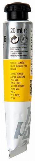 Actual product image Pebeo T7 Extra Fine Gouache (Cadmium yellow Medium, 20 ml)