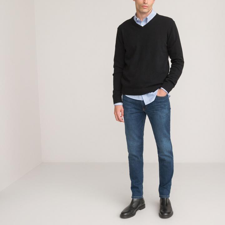 Actual product image La Redoute Collections Jumper with V-neck (XL)