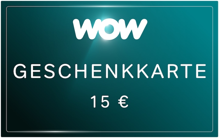 Produktbild WOW TV Streaming Geschenkkarte (15 EUR)