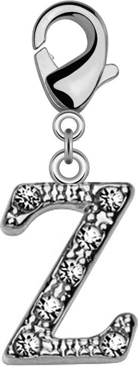 Image du produit Star Piercing Pendentif avec cristal lettre Z (Laiton)