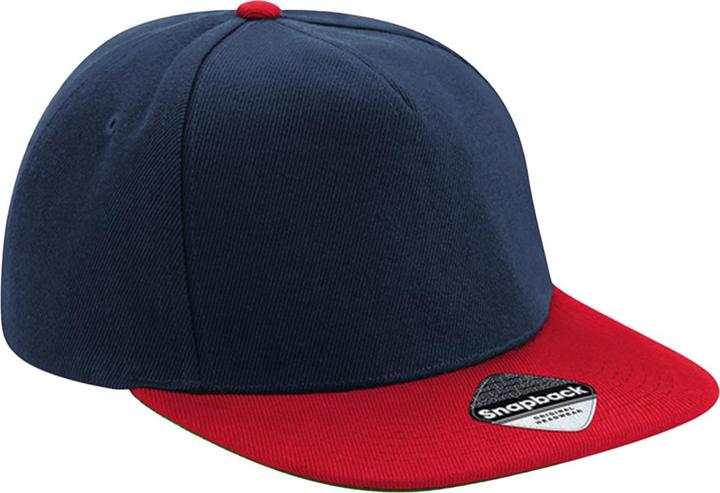 Produktbild Beechfield Snapback Mütze Flacher Schirm