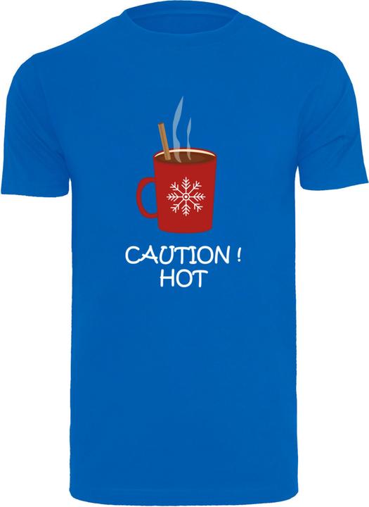 Produktbild Merchcode Caution Hot T-Shirt Round Neck - 116921 (L)