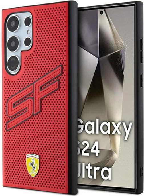 Immagine prodotto Ferrari FEHCLPINR S928 czerwony/red hardcase Big SF Perforato (Samsung Galaxy S24 Ultra)