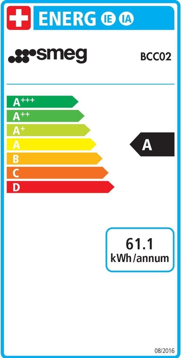Energie-Label Smeg BCC12WHMEU