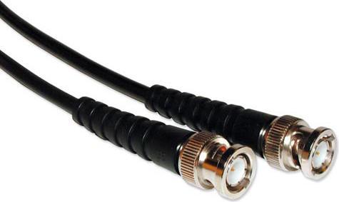 Image du produit BNC RG-58 0,5m 0,5m BNC BNC Câble coaxial noir (Câble d'antenne)