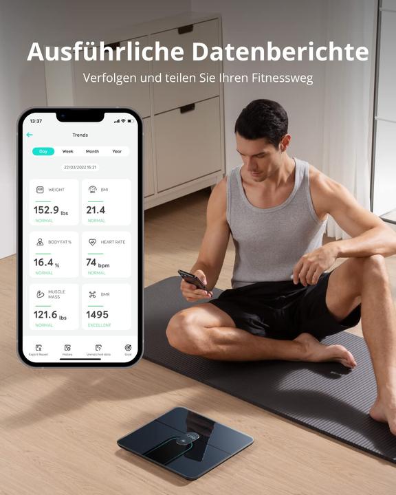 Produktbild eufy Personenwaage Smart Scale P2 Pro