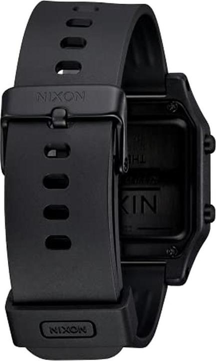 Actual product image Nixon Digital LCD Module with Silicone Band, Coin Toss Decision Aid, 100m Water Resistant (Chronograph, Digital watch)