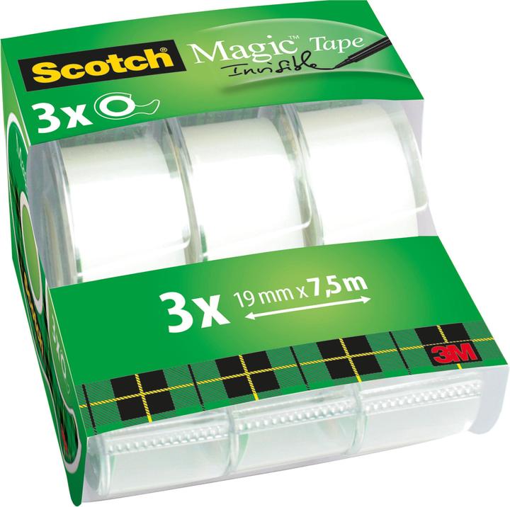Produktbild Scotch Klebeband Magic 7500mm Transparent (19 mm)