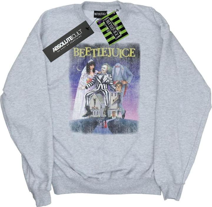 Immagine prodotto Beetlejuice Felpa poster in cotone invecchiato (XXL)