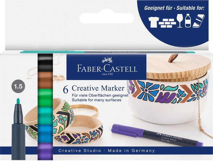 Produktbild Faber-Castell Marker Creative Studio (6x)
