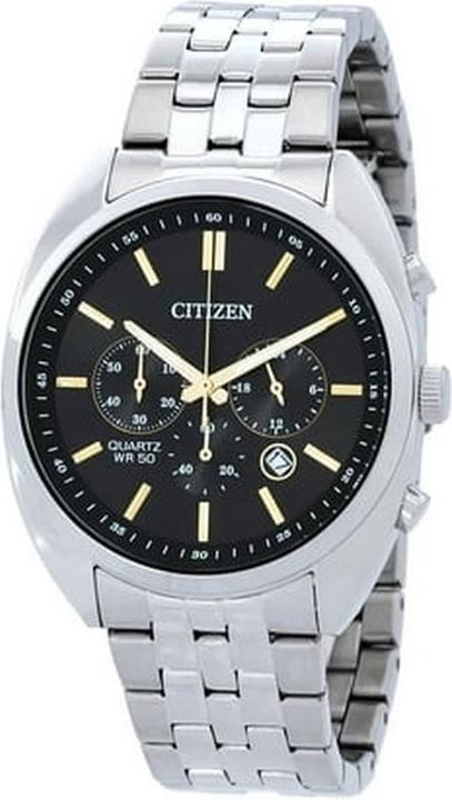 Actual product image Citizen Chronograph Quartz Black Dial Watch (Chronograph, 42 mm)