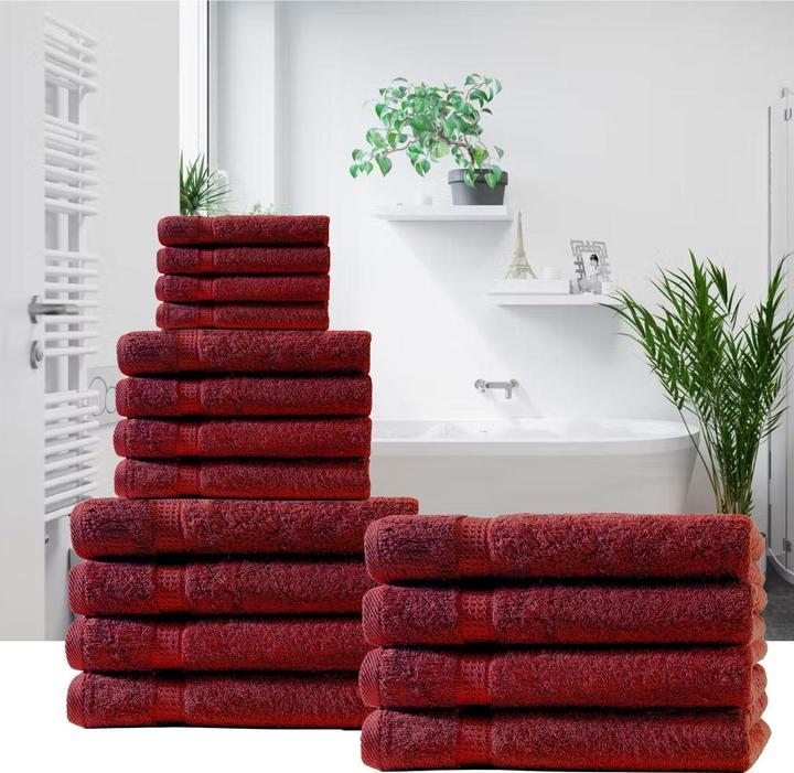 Actual product image Casativo Towel set (50 x 100 cm, 50 x 30 cm, 70 x 140 cm)