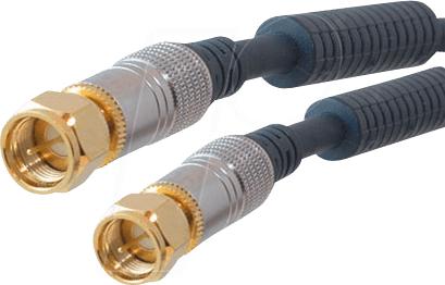 Produktbild Shiverpeaks SP80092 Koaxialkabel RG-59/U 1,5 m F-Stecker Blau (Antennenkabel)