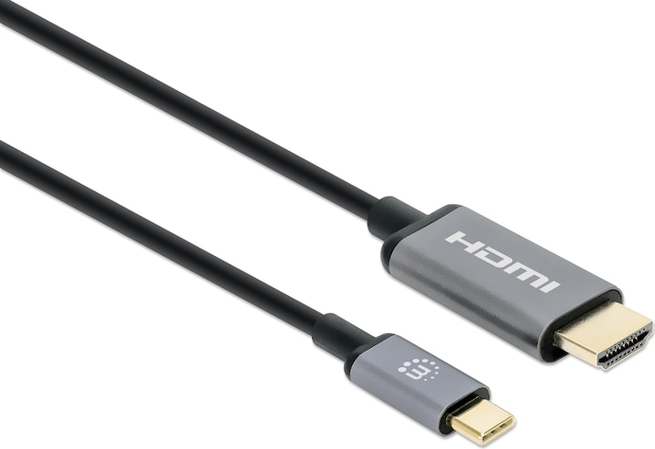Manhattan USB-C - HDMI (1 m, HDMI)