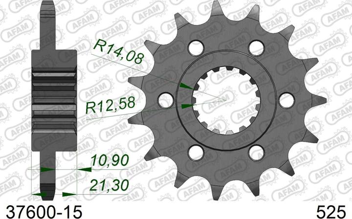 Image du produit Afam 525 15 dents (15)