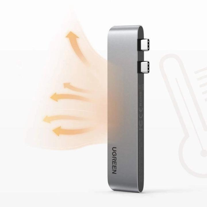 Image du produit Ugreen 5 in 2 -C Hub (USB-C, 5 ports)