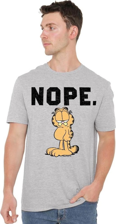 Immagine prodotto Garfield Nope Maglietta Uomo (L)